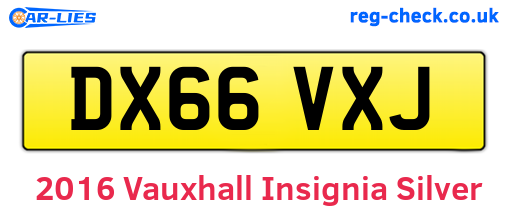 Silver 2016 Vauxhall Insignia (DX66VXJ)