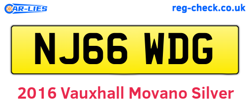 Silver 2016 Vauxhall Movano (NJ66WDG)