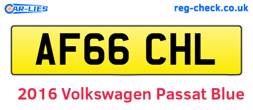 Blue 2016 Volkswagen Passat (AF66CHL)