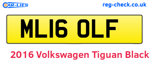 Black 2016 Volkswagen Tiguan (ML16OLF)
