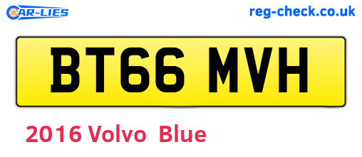 Blue 2016 Volvo  (BT66MVH)
