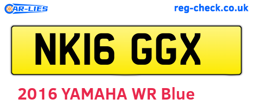 NK16GGX are the vehicle registration plates.