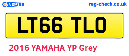 LT66TLO are the vehicle registration plates.