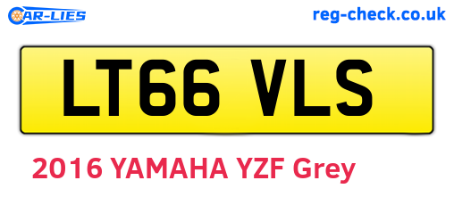 LT66VLS are the vehicle registration plates.
