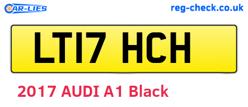 LT17HCH are the vehicle registration plates.