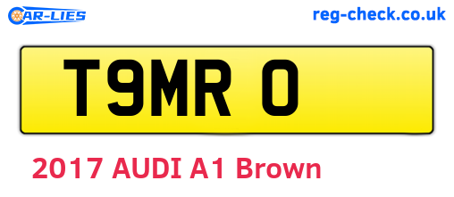 T9MRO are the vehicle registration plates.