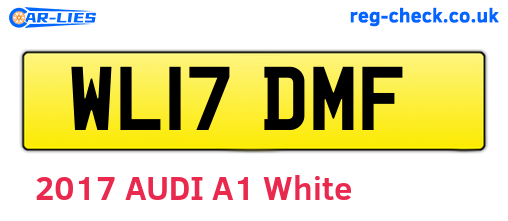 WL17DMF are the vehicle registration plates.
