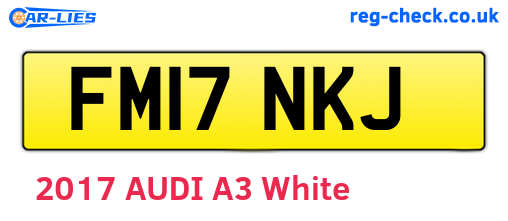 FM17NKJ are the vehicle registration plates.