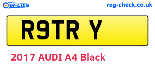 R9TRY are the vehicle registration plates.