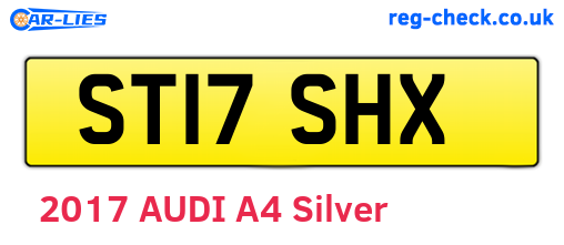 ST17SHX are the vehicle registration plates.