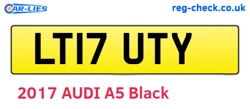 LT17UTY are the vehicle registration plates.