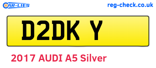 D2DKY are the vehicle registration plates.
