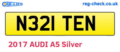 N321TEN are the vehicle registration plates.