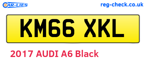 KM66XKL are the vehicle registration plates.
