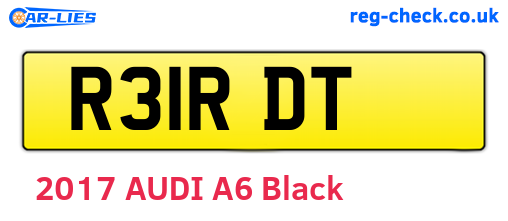 R31RDT are the vehicle registration plates.