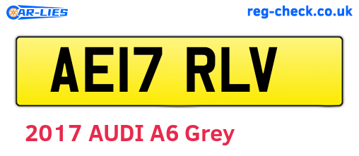 AE17RLV are the vehicle registration plates.