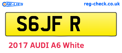 S6JFR are the vehicle registration plates.