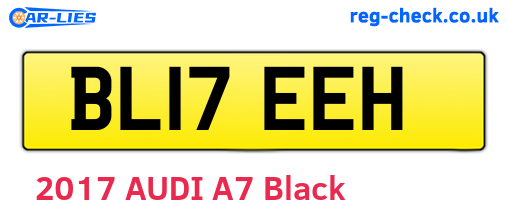 BL17EEH are the vehicle registration plates.