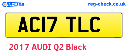 AC17TLC are the vehicle registration plates.