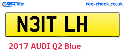 N31TLH are the vehicle registration plates.