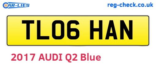 TL06HAN are the vehicle registration plates.