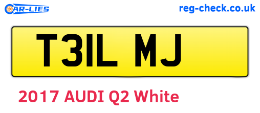 T31LMJ are the vehicle registration plates.