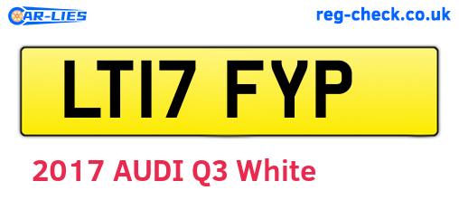LT17FYP are the vehicle registration plates.