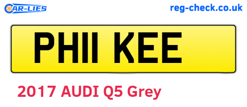 PH11KEE are the vehicle registration plates.