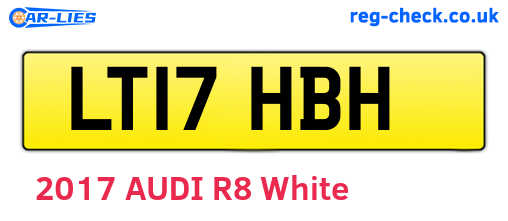 LT17HBH are the vehicle registration plates.