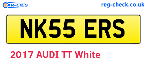 NK55ERS are the vehicle registration plates.
