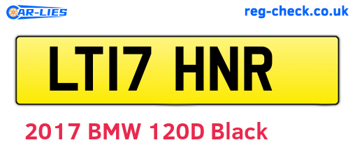 LT17HNR are the vehicle registration plates.