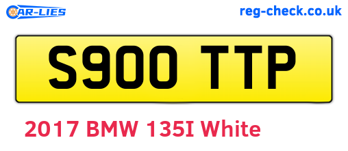 S900TTP are the vehicle registration plates.