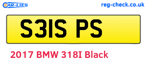 S31SPS are the vehicle registration plates.