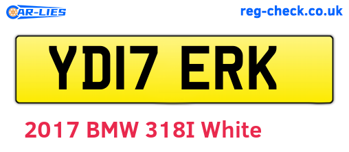 YD17ERK are the vehicle registration plates.