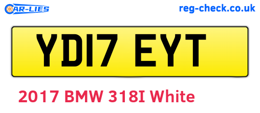 YD17EYT are the vehicle registration plates.