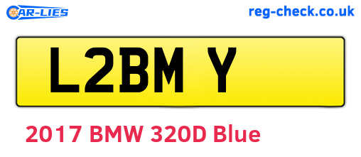 L2BMY are the vehicle registration plates.