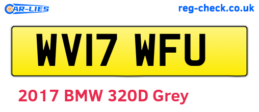 WV17WFU are the vehicle registration plates.