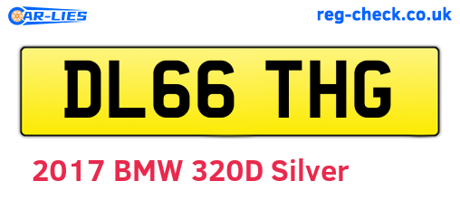DL66THG are the vehicle registration plates.