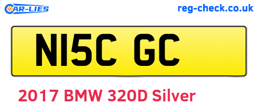 N15CGC are the vehicle registration plates.