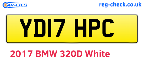 YD17HPC are the vehicle registration plates.