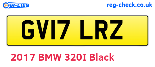 GV17LRZ are the vehicle registration plates.