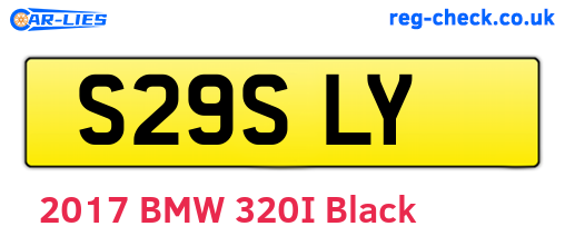 S29SLY are the vehicle registration plates.