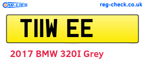 T11WEE are the vehicle registration plates.