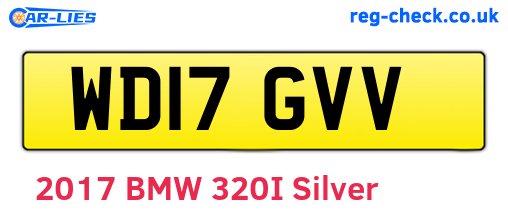 WD17GVV are the vehicle registration plates.