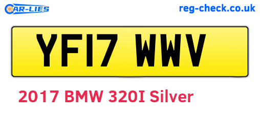 YF17WWV are the vehicle registration plates.