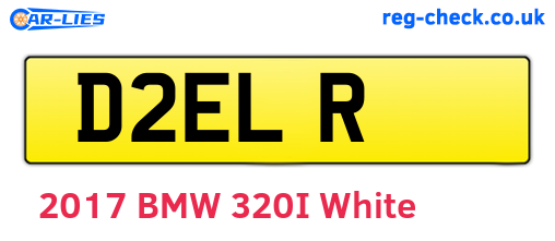 D2ELR are the vehicle registration plates.