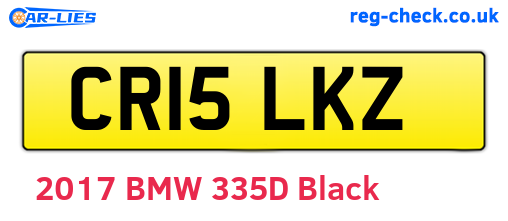 CR15LKZ are the vehicle registration plates.
