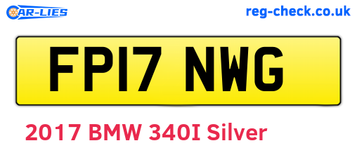 FP17NWG are the vehicle registration plates.