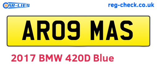 AR09MAS are the vehicle registration plates.
