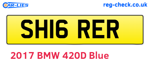 SH16RER are the vehicle registration plates.